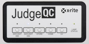 X-Rite - Pannello di Judge QC con indicatore di servizio delle lampade